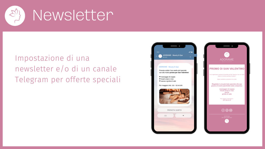 Newsletter e Telegram